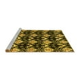 thumbnail image 2 of Ahgly Company Machine Washable Indoor Rectangle Abstract Yellow Modern Area Rugs, 8' x 12', 2 of 4