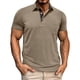 thumbnail image 2 of Ceisia Men's Casual Striped Half Button Round Neck Pullover with Pocket Daily Fashion Top Gift, 2 of 9
