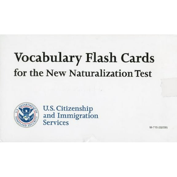 Pre-Owned Vocabulary Flash Cards for the New Naturalization Test Paperback
