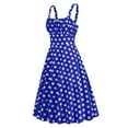thumbnail image 6 of Retro Swing Dresses for Women 1950s Vintage Rockabilly Clothes Pinup Clothing Party Dress, 6 of 6