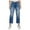 Blue, variant on Landzoo Women's Boyfriend Jeans Stretchy Ripped Distressed Denim Pants Stylish Sporty Lightweight Women's Yoga Pants