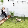 thumbnail image 2 of PawHut Foldable Metal Exercise Dog Playpen, Expandable Pet Fence, 8 Panels, 2 of 10