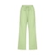 thumbnail image 4 of Pantalones de cintura alta y pierna ancha con cordón para mujer - Pantalones rectos elásticos de poliéster con bolsillos, 4 of 5