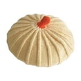 thumbnail image 3 of Fiudx Gorro de Calabaza para Bebé, Tejido a Crochet, Acrílico Suave, Ideal para Otoño E Invierno, Ideal para Toda La Familia, Accesorio para Fotos Navideñas, Apto para Bebés de 0 a 4 Años, Tamaño 19, 3 of 7