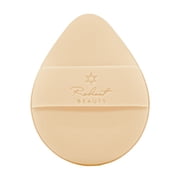 Radiant Beauty Powder Puff - Liquids Powders Makeup Applicator Puffs, Teardrop Shape, Velvet, Beige