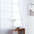 thumbnail image 4 of Forros para cortinas de ventana SpaceDresser Basic, gasa transparente, color blanco, 4 of 9
