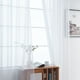 thumbnail image 4 of Forros para cortinas de ventana SpaceDresser Basic, gasa transparente, color blanco, 4 of 9
