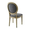 thumbnail image 5 of Riverbay Furniture 19" Oval Back Wood Dining Chairs in Gray (Set of 2), 5 of 12