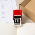 thumbnail image 7 of Adjustable Date Stamp Self Inking Automatic Reinking Stamp for Office Documents Clear Print Filing Durable Date Marker Purple, 7 of 7