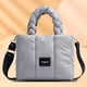 thumbnail image 3 of Bolso de mano para mujer, bolso de hombro hinchado informal, bolso cruzado acolchado, bolso de viaje, 3 of 5