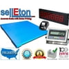 60" x 60" Floor Scale with Printer & Scoreboard Warehouse Industrial 2500 x .5