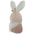thumbnail image 4 of Northlight Easter and Spring Floral Gnome Head with Bunny Ears - 14" - Pink and White, 4 of 5