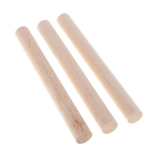 Natural Wooden Dowel Rods Unfinished Hardwood Dowels for Crafts