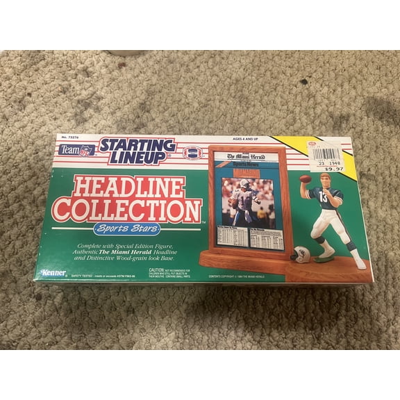 1991 Dan Marino Starting Lineup Headline Collection Figure