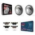 thumbnail image 1 of Transit Auto Rear Coated Disc Brake Rotors and Ceramic Pads Kit for Car BMW 230i xDrive 228i 328i 320i 428i 328d KGC-101512, 1 of 11