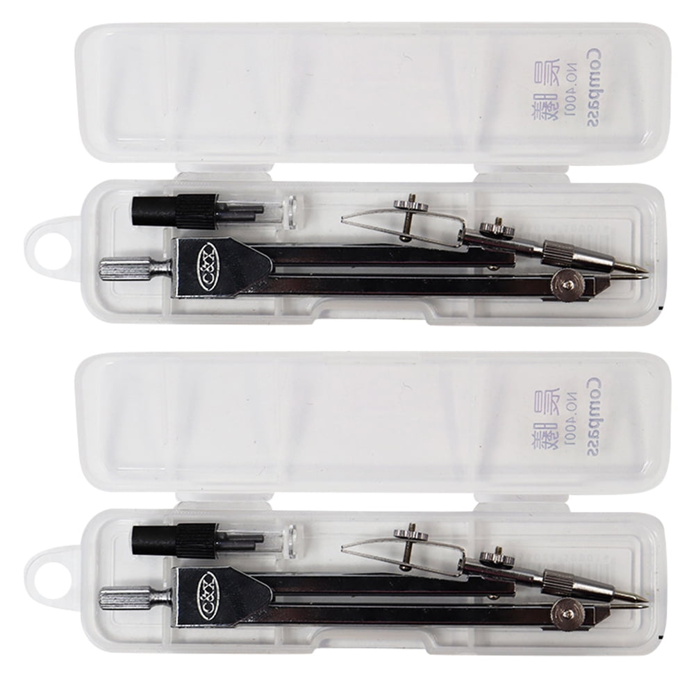 2Pcs Compass Drawing Tools Drawing Compasses Compass for Students