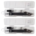 thumbnail image 1 of KAKOWELY Compass Drawing Tool for Students with Strong Iron Material and Silver Color 2Pcs,4.53"X1.18"X0.39", 1 of 4