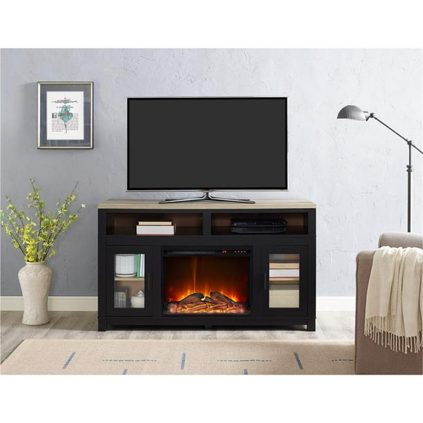 Ameriwood home carver electric on sale fireplace tv stand