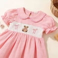 thumbnail image 5 of Toddler Summer Dresses for Girls Puff Sleeve Cute Embroidery Girls Casual Dresses Kids 2-3 Years, 5 of 6