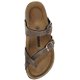 thumbnail image 2 of Sandalias para mujer, sandalias deslizantes ajustables con plantilla de corcho y hebilla doble para chanclas informales de verano, sandalias de playa con punta abierta y anillo Xemadio LRWJ643-4, 2 of 5