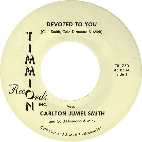 Carlton Jumel Smith - Devoted To You/Devoted To You (Instrumental) - Music & Performance - Vinyl [7-Inch]