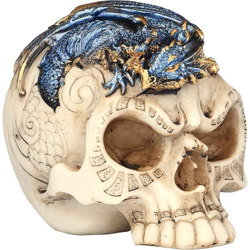 The Ultimate Pewter Human Skull Figurine 