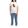 thumbnail image 4 of CafePress - Irish Setter Women's Light Pajamas - Women's Short Sleeve Print T-Shirt and Pants Light Cotton Pajama Set, 4 of 7