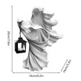 thumbnail image 1 of Decoraciones de Halloween Mensajero Del Infierno Al Aire Libre con Linterna- 2023 Mejorado Decoraciones de Linterna de Bruja de Halloween Escultura sin Rostro Resina Decoraciones de Halloween para el, 1 of 4