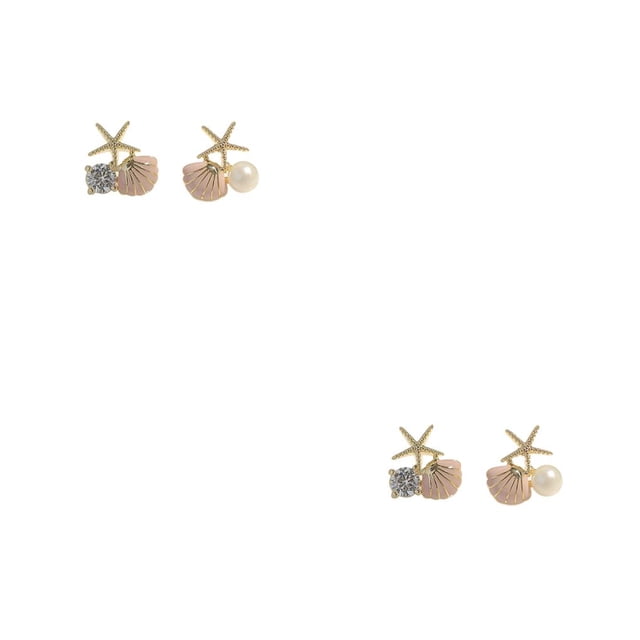 Sonducket 1 par de aretes para mujer, aretes de tuerca, joyería, compromiso, trabajo diario. Type2 NO2 Sonducket CBP315846