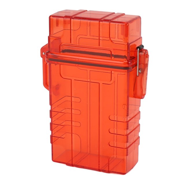 Case, Lightweight Plastic Box Holder 20 Capacity Waterproof Compact Portable Thin Cigar Boxes Pocket Holder Storage Container