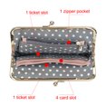 thumbnail image 5 of Royal Bagger Kiss Lock Wallets for Women, Fashion Casual Clutch Wallet Purse, Genuine Leather Mini Chain Crossbody Bag, 5 of 16