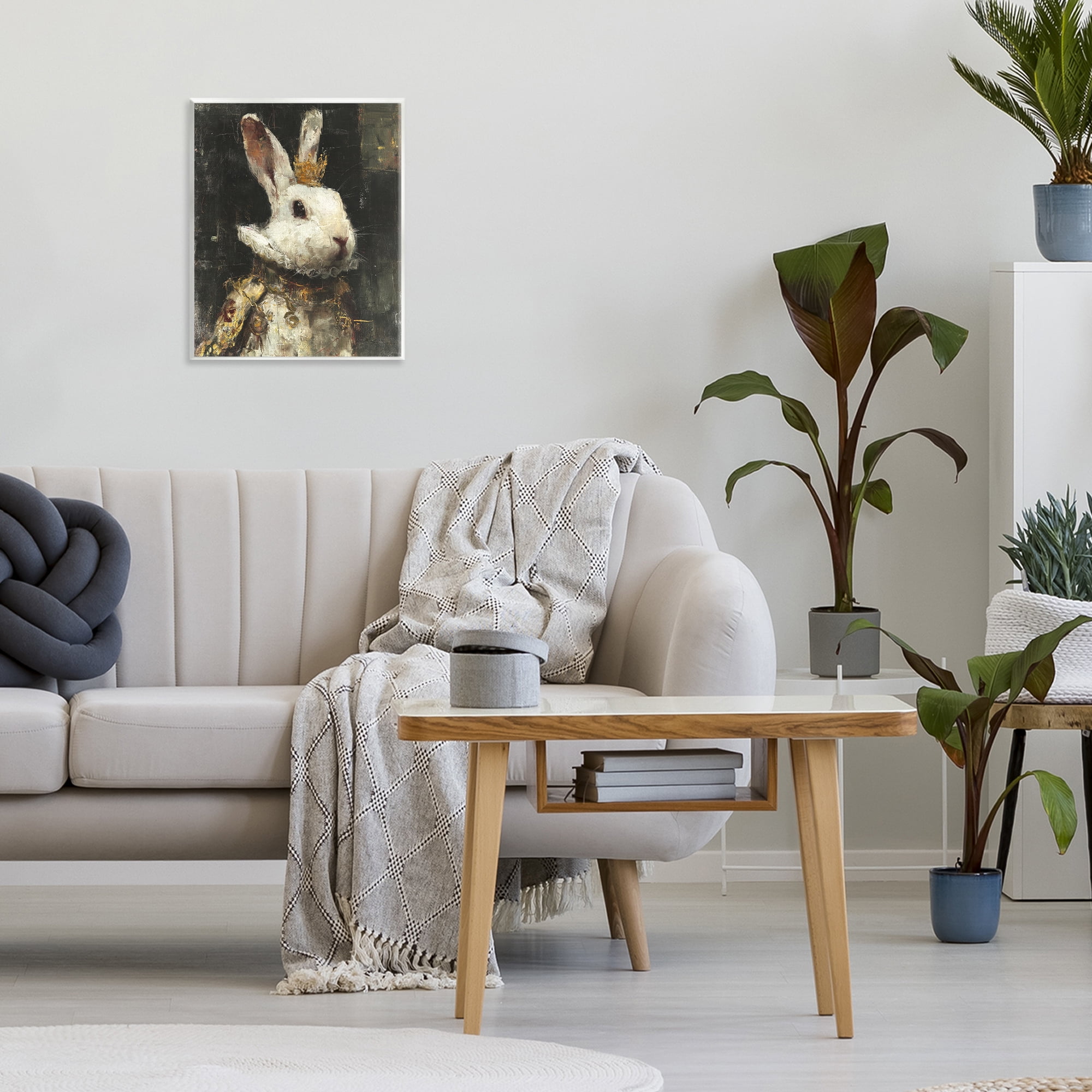 Stupell Industries Regal Hare Portrait Wall Plaque Art, design by Svetlana Aleynikova