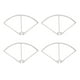 thumbnail image 1 of Lovoski - 4 protectores de hélices para dron RC Syma X8C, X8W, X8G y X8HW Blanco, 1 of 9