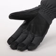 thumbnail image 4 of Guantes de esquí para hombre, resistentes al frío, con forro polar, gruesos, a prueba de viento, con pantalla táctil, para montañismo, motocicleta, conducción al aire libre, guantes cálidos de, 4 of 5