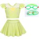 thumbnail image 1 of Traje de baño de dos piezas de princesa Blancanieves de Disney para niñas pequeñas, conjunto de falda superior, traje de baño de Frozen Elsa Anna, Bikini de Jasmine Ariel, ropa de playa 2T (Tag100) Gao Jinjia LED, 1 of 2