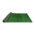 thumbnail image 2 of Ahgly Company Indoor Round Abstract Emerald Green Modern Area Rugs, 6' Round, 2 of 4