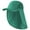 Aqua Green with Unfoldable Brim, variant on BASSDASH UPF 50+ Foldable Fishing Hat Baseball Cap with Removable Neck Flap Portable for Men Women Golf Hiking