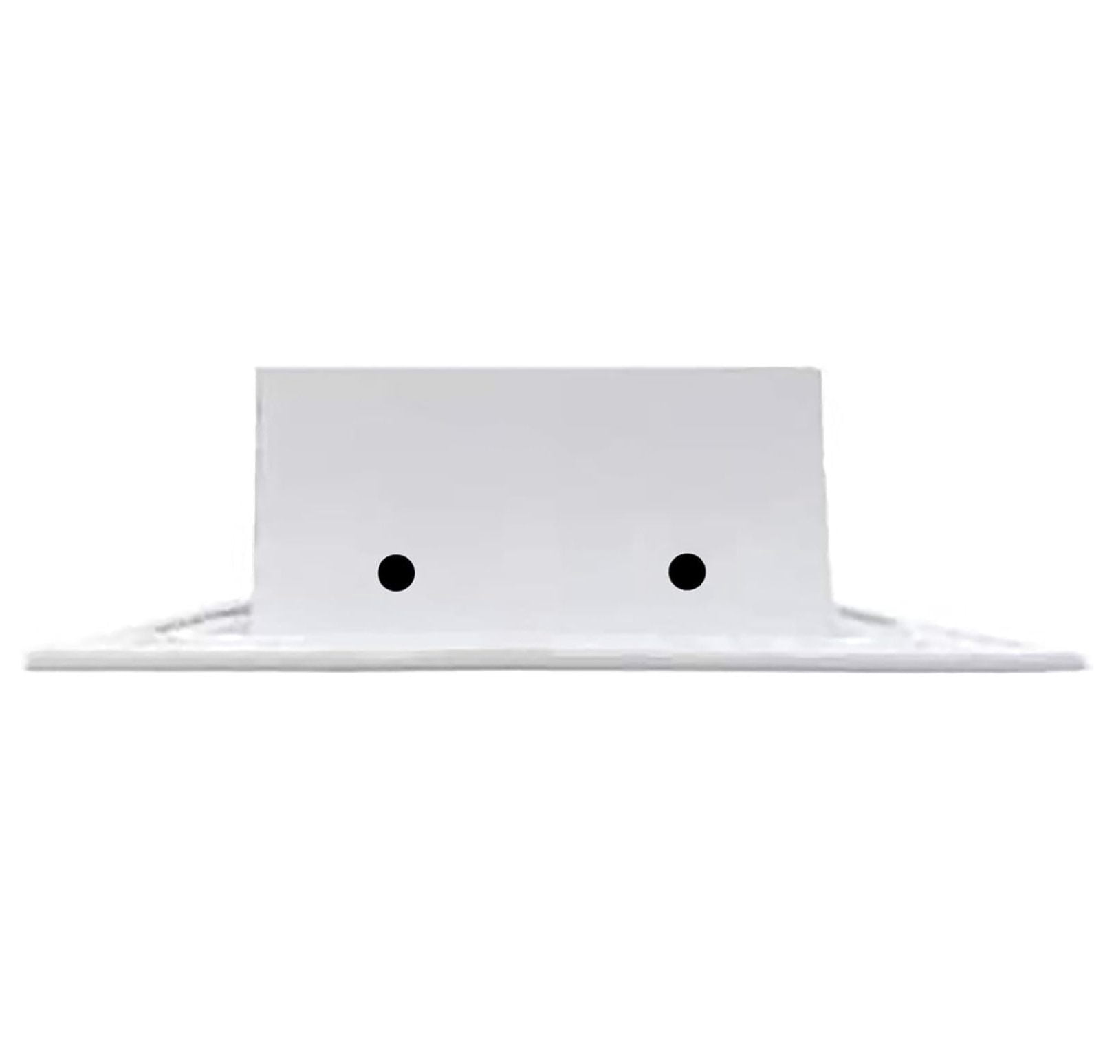 - 12" Slot Diffuser - (2 Slot) Double Slot - White Decorative Aluminum - Heating and Cooling Modern Vent Cover for Ceiling, Walls & Floors - Texas