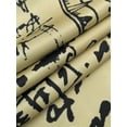 thumbnail image 5 of Men's 3D Graphic Jogger Sweatpants Stylish Loose Drawstring Print Gym Sport Pants Streetwear Retro Jogger Pants Beige 3XL, 5 of 6