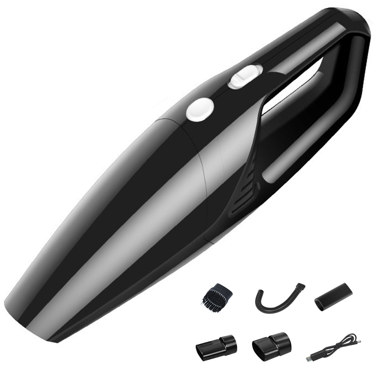 Pcapzz Handheld Vacuum,Car Vacuum Cleaner with Reusable Filter