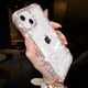 thumbnail image 2 of Funda de teléfono suave transparente con diamantes brillantes de lujo para iPhone 14 13 12 Pro Max 11 XS XR 7 8 Plus SE3 funda de silicona transparente Deng Xun unisex, 2 of 2