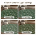 thumbnail image 7 of ODIKA 5'x7' Washable Area Rug Leaves Interlocking With Festive Holly Scroll Trim Christmas Green Refined for Guest Room, Lounge, Apartment, Non-Slip Low Profile, Stain Resistant, 7 of 7