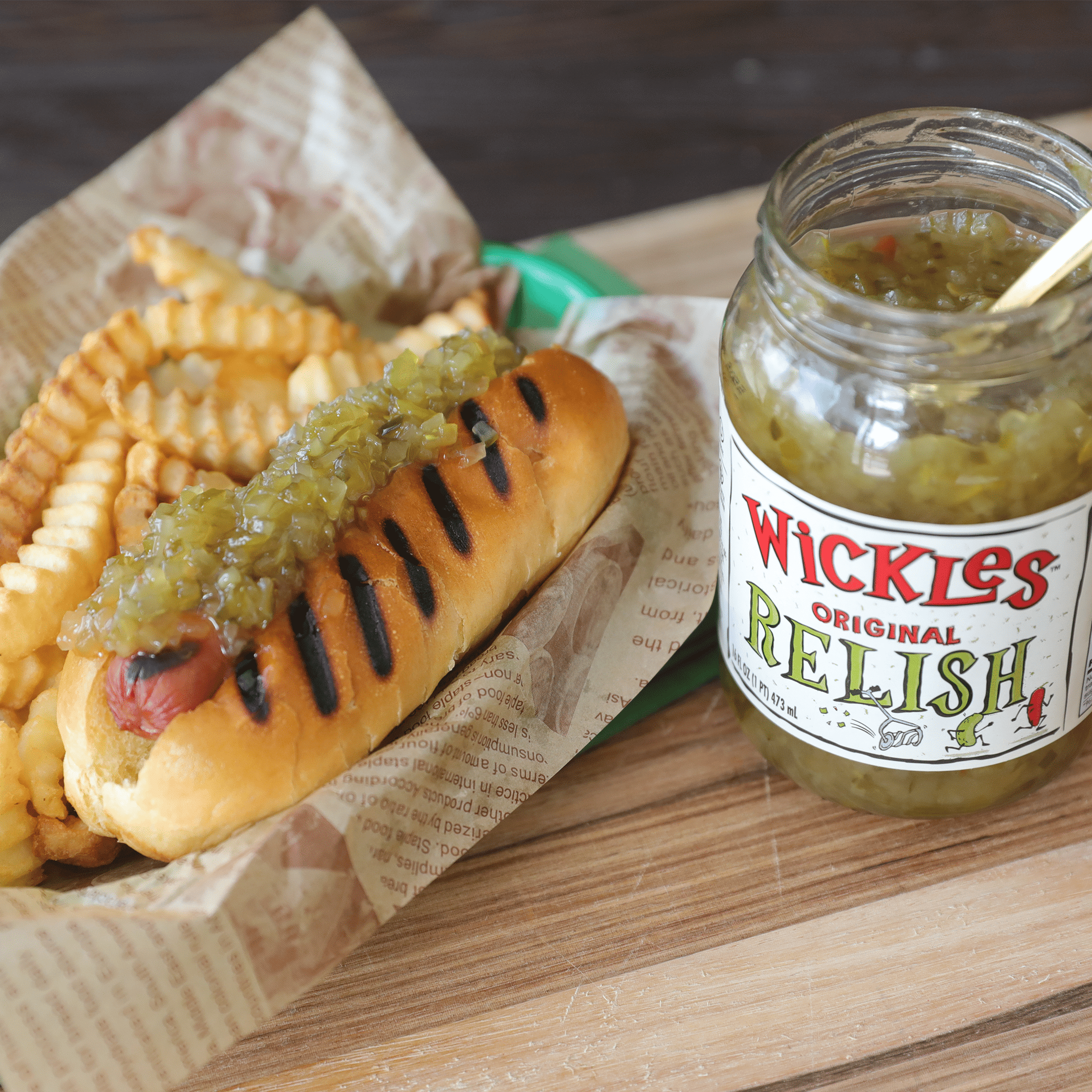 (2 pack) Wickles Original Relish, 16 fl oz Jar