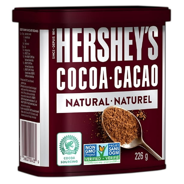 HERSHEY'S Baking Chocolate, Natural Unsweetened Cocoa, 226g/8oz
