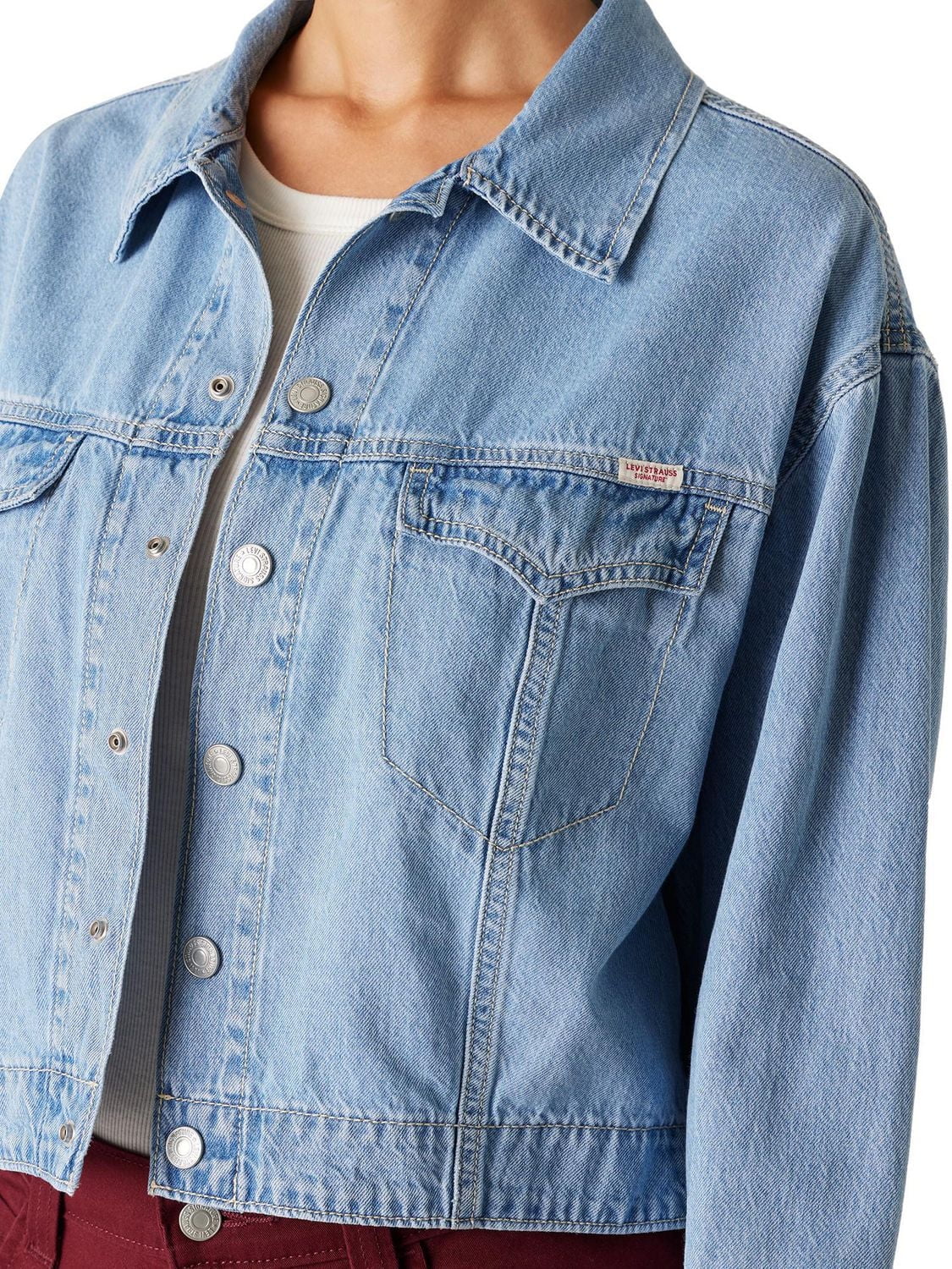 Blouson camionneur ancien pour femme Levi Strauss SignatureMC Tailles offertes : TP – TG