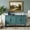 Turquoise Blue, variant on Heynemo Console Cabinet, 58'' Mid Century Modern Buffet Sideboard, with 4 Doors, for Entryway, Living Room, Bedroom, Dining Room (Green)