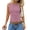 Watermelon Red, variant on Qiopertar Women's Round Neck Tank Tops Polka Dot Sleeveless Fitted Blouses Casual Party Vacation Fashion Cute Basic Comfy Stretchy Tops, Purple XXL
