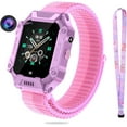 thumbnail image 3 of SHANNA 4G Smart Watch for Girls Boys, Smart Watch Phone with Calling, SOS, GPS, Camera, Flashlight, GPS Tracker for 3-12 Years Kids Birthday Xmas Gift, Purple, 3 of 8