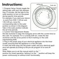 thumbnail image 3 of Basic Outlet Timer, 2 Modes Easy Operation Mechanical Outlet Timer 15 Minutes Intervals  For Lights, 3 of 8