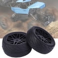 thumbnail image 2 of Universal 85mm Tyres RC Car Tire, RC Car Wheel Tire, Romote Control Vehicle For 1/10 RC Car Black, 2 of 8